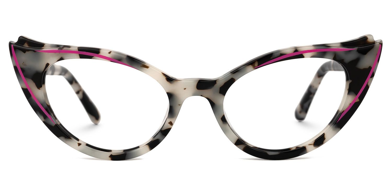 Bakir - Cat Eye Tortoise Eyeglasses | Vooglam Angle View