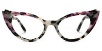 Bakir - Cat Eye Tortoise Eyeglasses | Vooglam Angle View