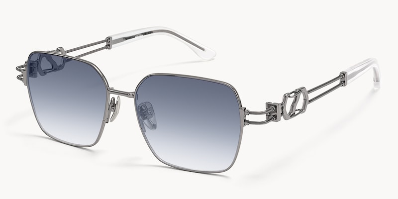 The Architect - Rectangle Black Sunglasses