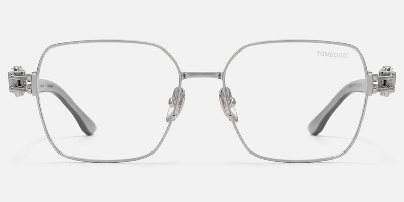 The Architect - Rectangle Silver Eyeglasses