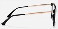 Libby - Butterfly Black Eyeglasses | Vooglam Side View