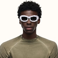 The Geologist - Geometric White Sunglasses - 6