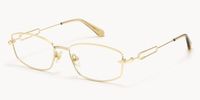 Bladework - Rectangle Gold Eyeglasses - 2