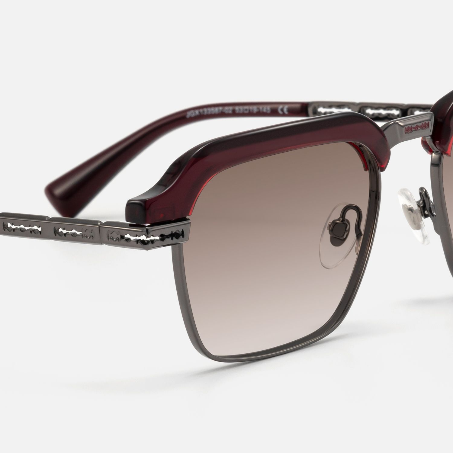 Archive - Rectangle Red Sunglasses product detail 4