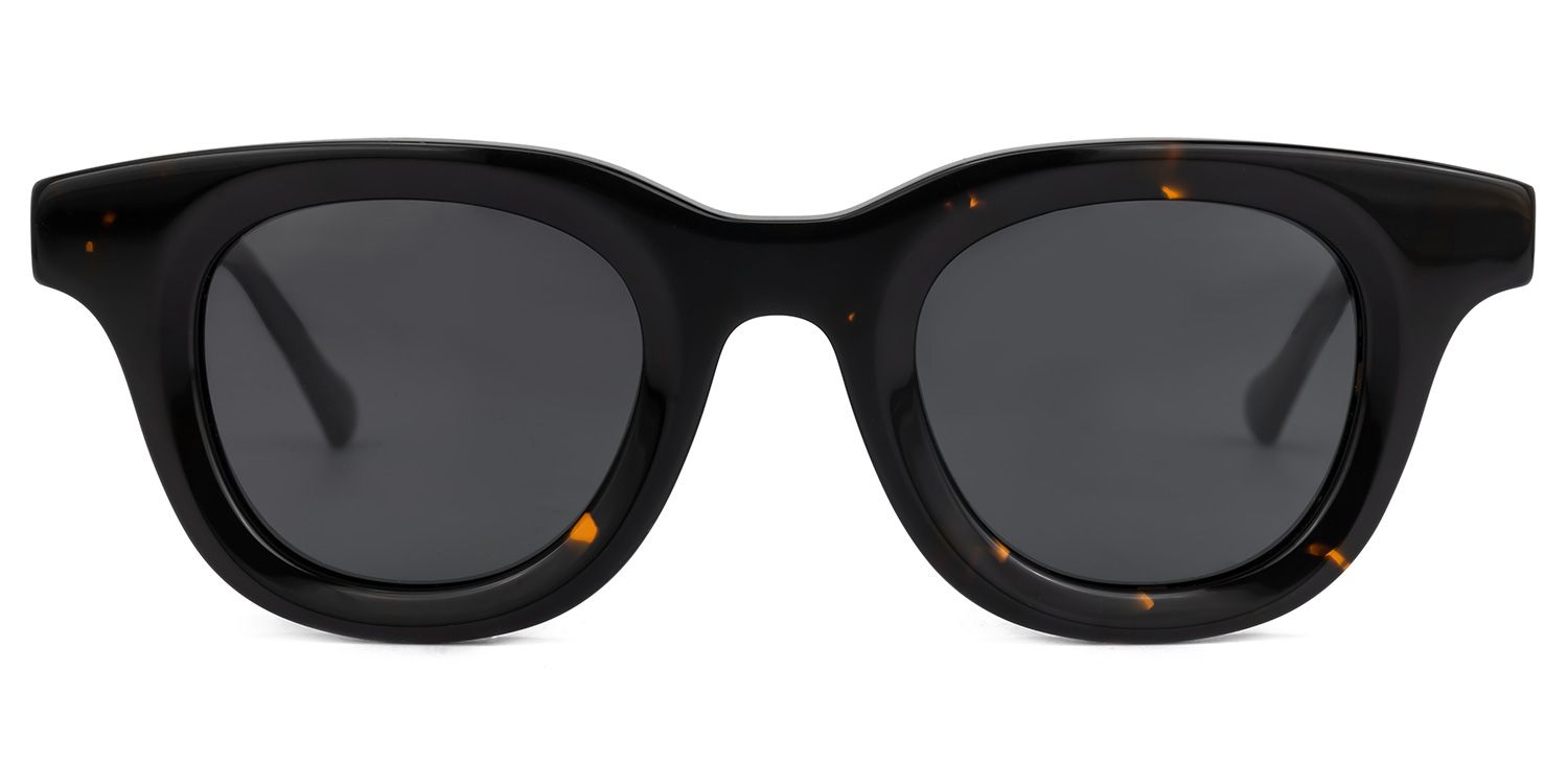Dehateh - Round Dark/Tortoise Sunglasses product detail 2