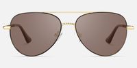 Joni - Aviator Two-tone Sunglasses | Vooglam Angle View