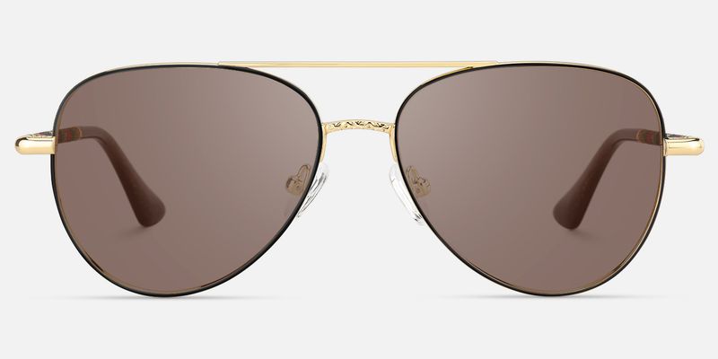 Joni - Aviator Two-tone Sunglasses | Vooglam