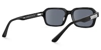 Narges - Rectangle Black Sunglasses - 3