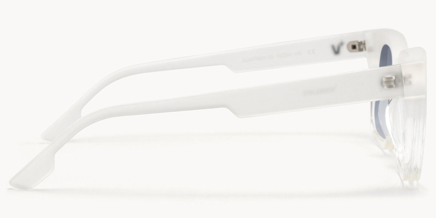 Strobe - Rectangle Transparent Sunglasses - 3