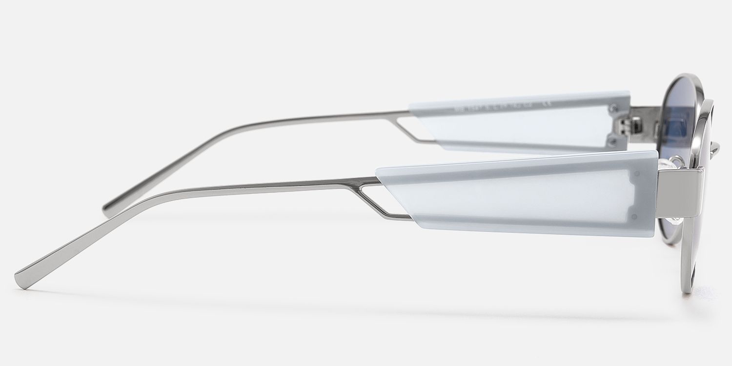 Ember - Oval Silver Sunglasses product detail 3