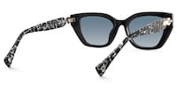 Naiara - Rectangle Black Sunglasses - 4