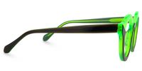 Fahima - Round Two-tone Eyeglasses | Vooglam 