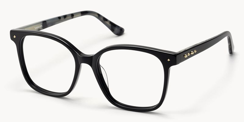 Spacek - Square Black Eyeglasses
