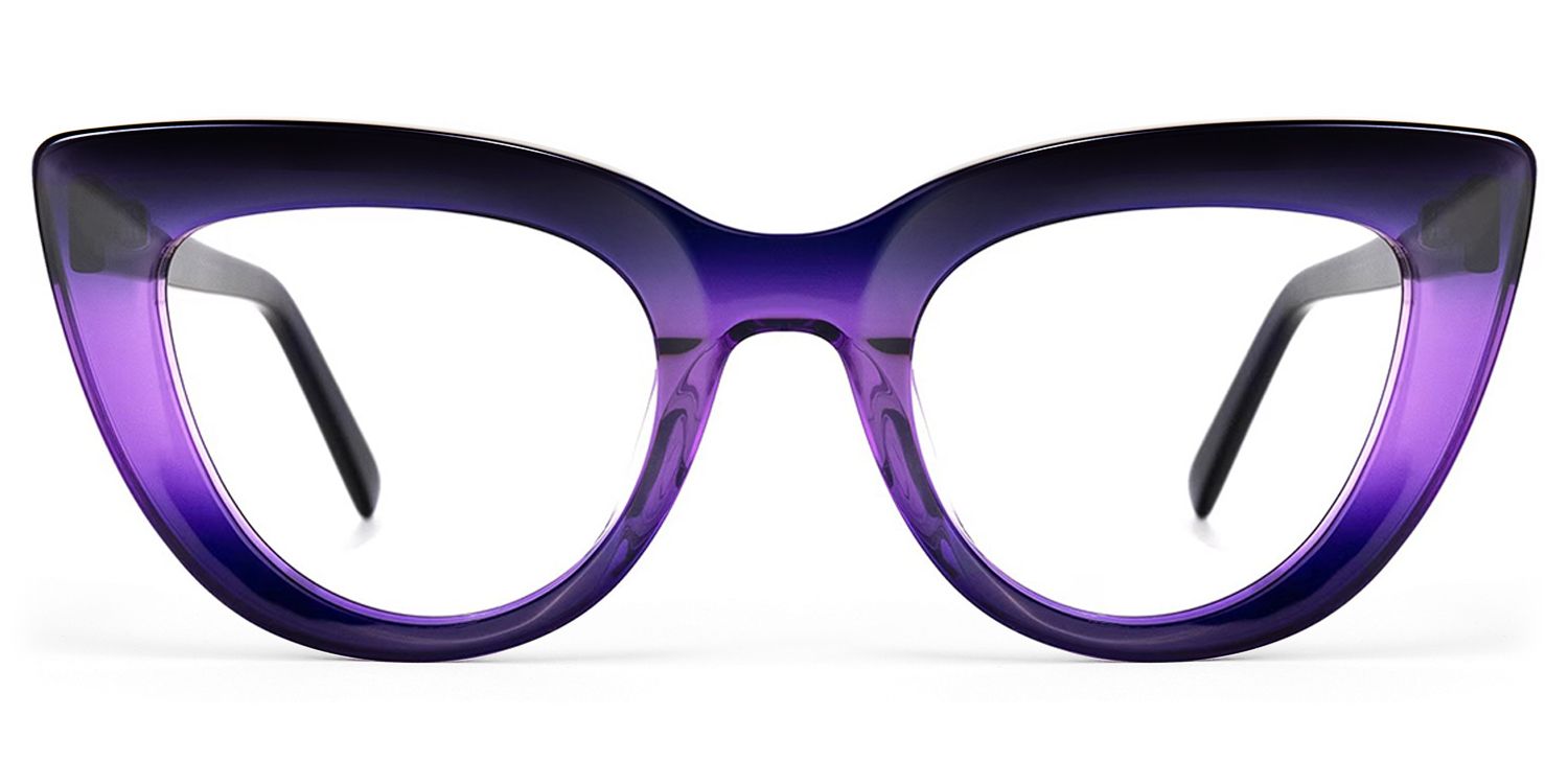 Pastora - Retro Cateye Purple Glasses by Vooglam Product Details 1