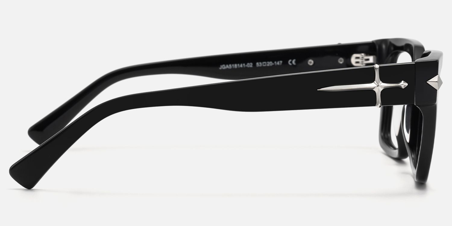 Covenant - Rectangle Black Eyeglasses product detail 3
