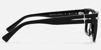 Covenant - Dark Thick Acetate Sword Glasses | Vooglam Side View
