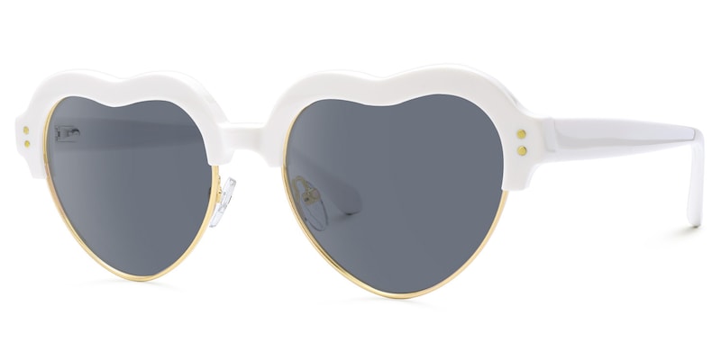 Galido - Geometric White Prescription Sunglasses