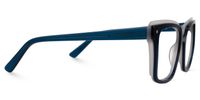 Denim - Rectangle Blue Eyeglasses | Vooglam 