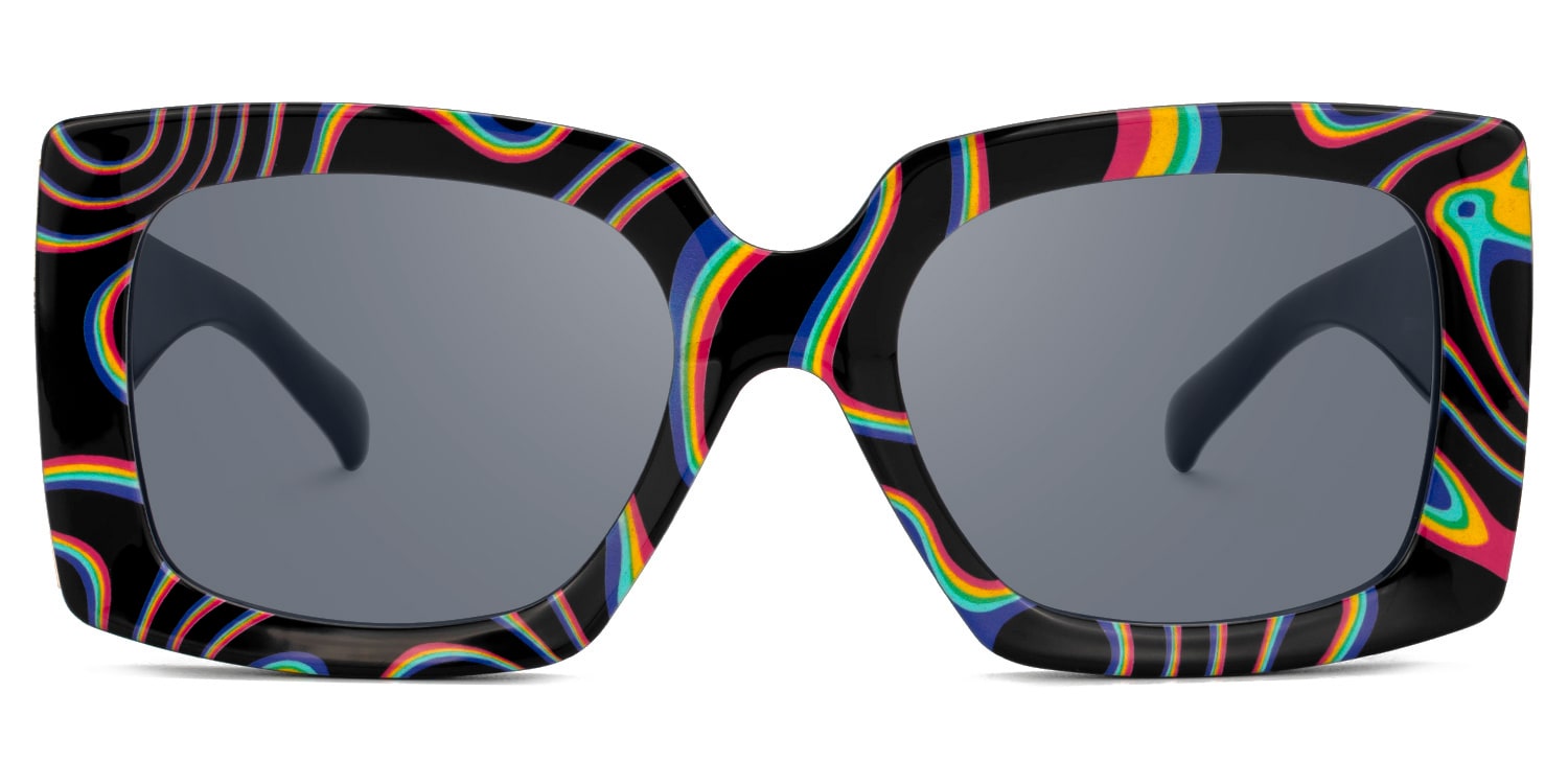 

Borislav - Rectangle Multicolor Sunglasses