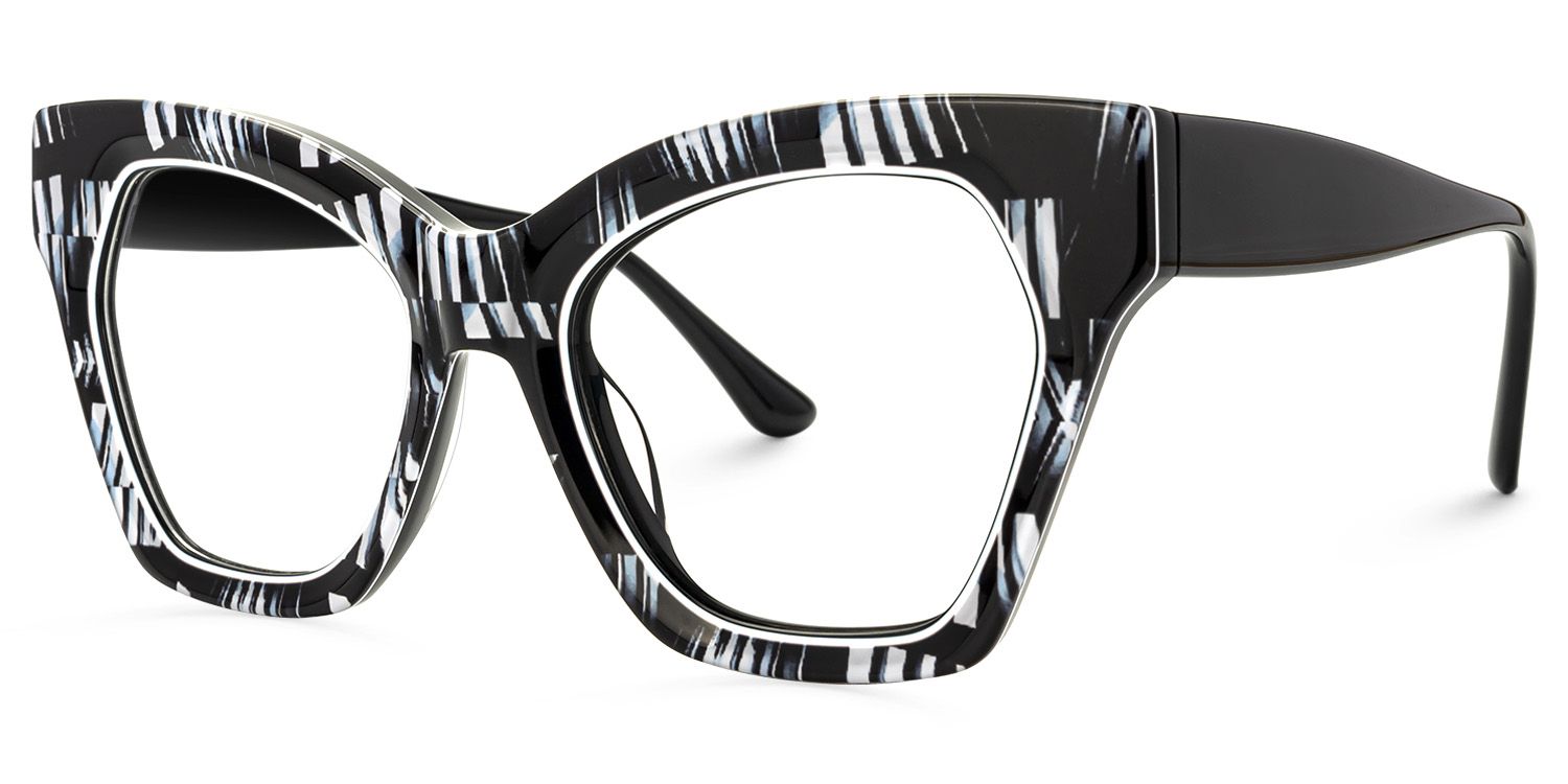 Stetson - Cat Eye Pattern Eyeglasses | Vooglam Front View
