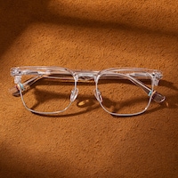 Preppy - Rectangle Transparent Eyeglasses - 1