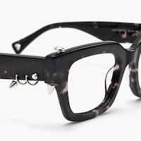 Sabrina - Rectangle Tortoise Eyeglasses - 5