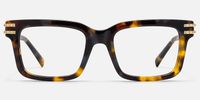 Anansi - Rectangle Tortoise Eyeglasses | Vooglam Angle View