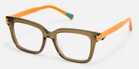 Nomad - Rectangle Green Eyeglasses