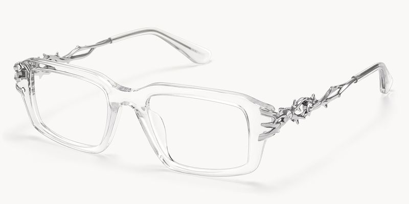 Vorpal - Rectangle Silver Eyeglasses