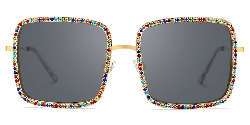 Kafele - Square Multicolor Sunglasses