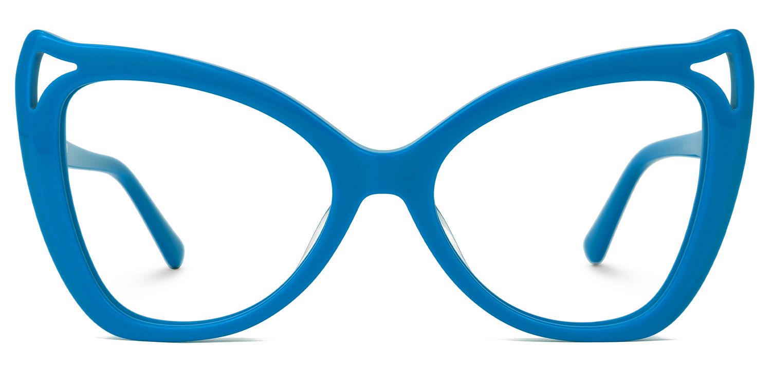 Bahadur - Cat Eye Blue Eyeglasses product detail 2