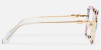Fiorella - Square Multicolor Eyeglasses | Vooglam Side View