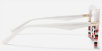 Nadda - Square Two-tone Eyeglasses | Vooglam Side View