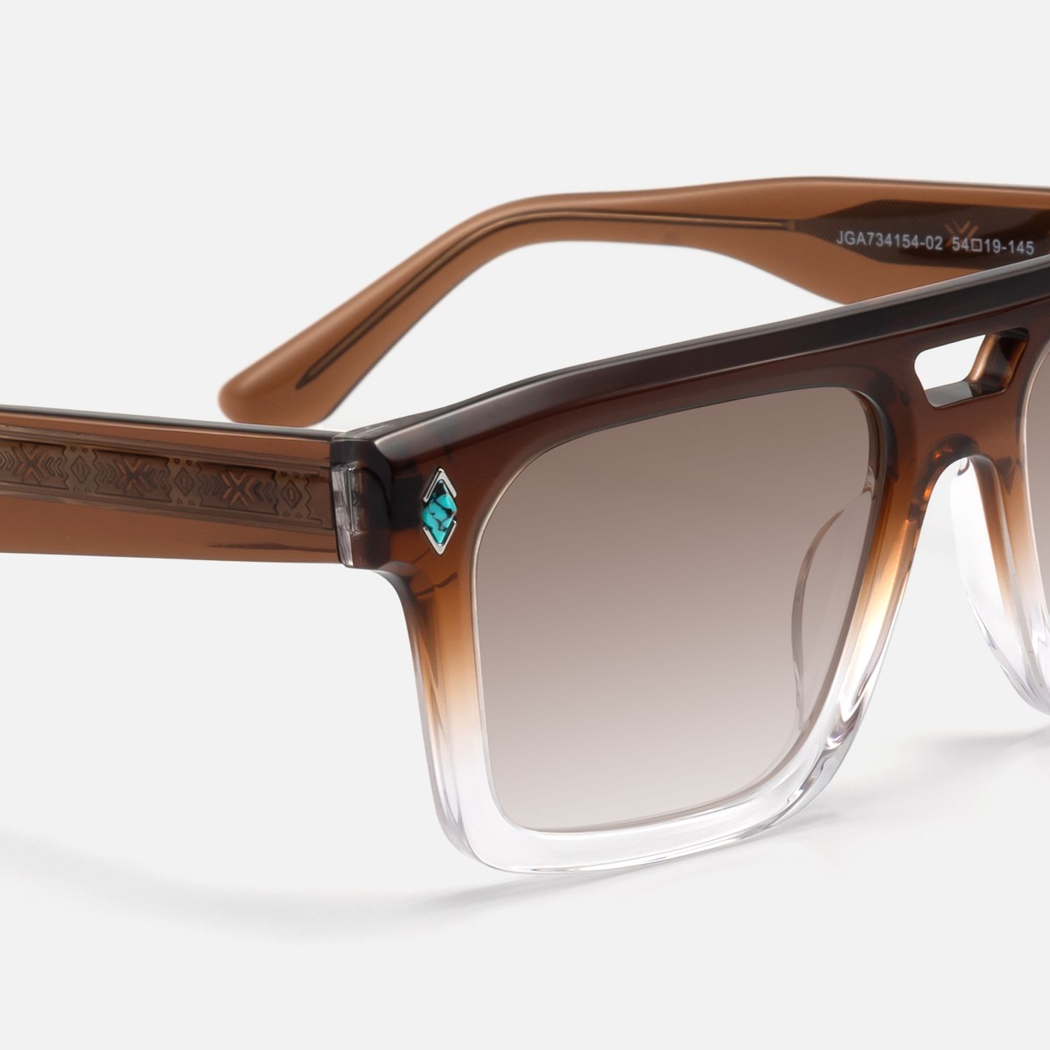 Bastion - Aviator Brown Sunglasses product detail 4