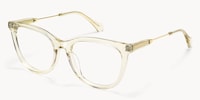 Bask - Square Yellow Eyeglasses - 2