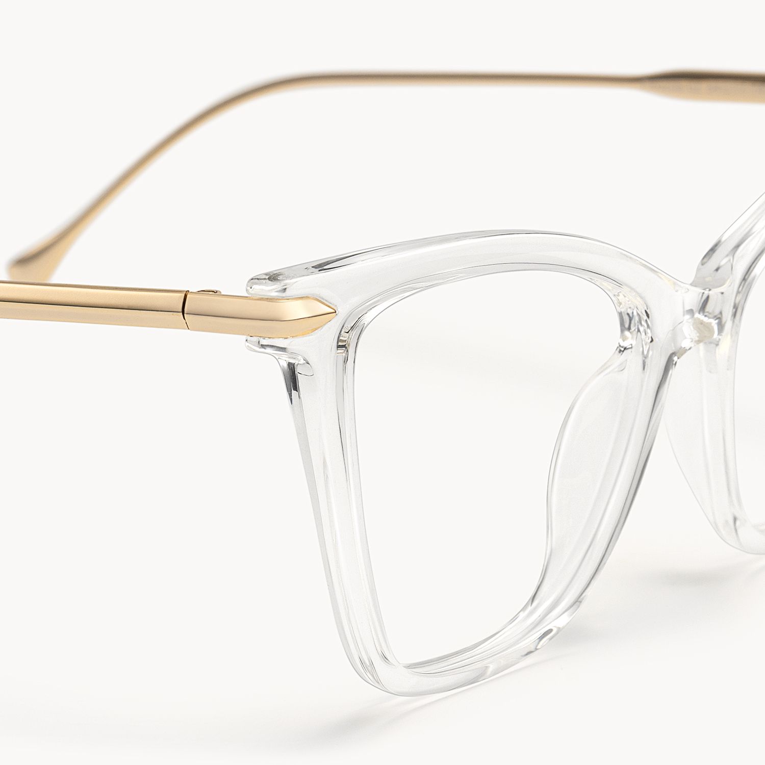Hilary Clear Butterfly Prescription Glasses Vooglam
