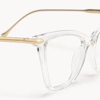 Hilary Clear Butterfly Prescription Glasses - 5