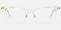Denbeigh - Rectangle Crystal Eyeglasses | Vooglam Angle View