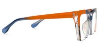 Danyale - Square Orange/Tortoise Eyeglasses | Vooglam 