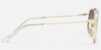 Breeze - Aviator Transparent Eyeglasses | Vooglam Side View