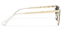Hologram - Rectangle Gold Sunglasses - 4