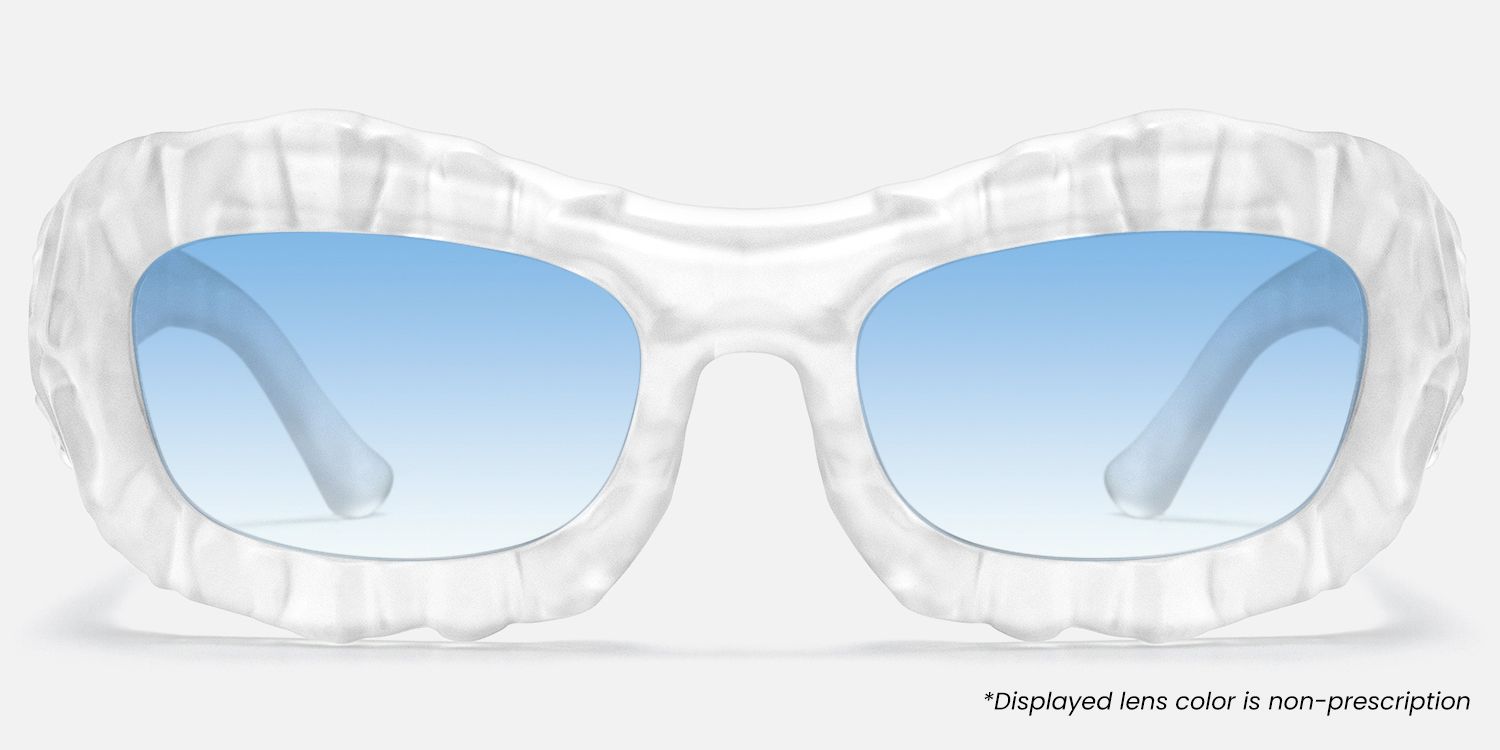 The Geologist - Blue Gradient Marble Sunglasses | Vooglam Angle View