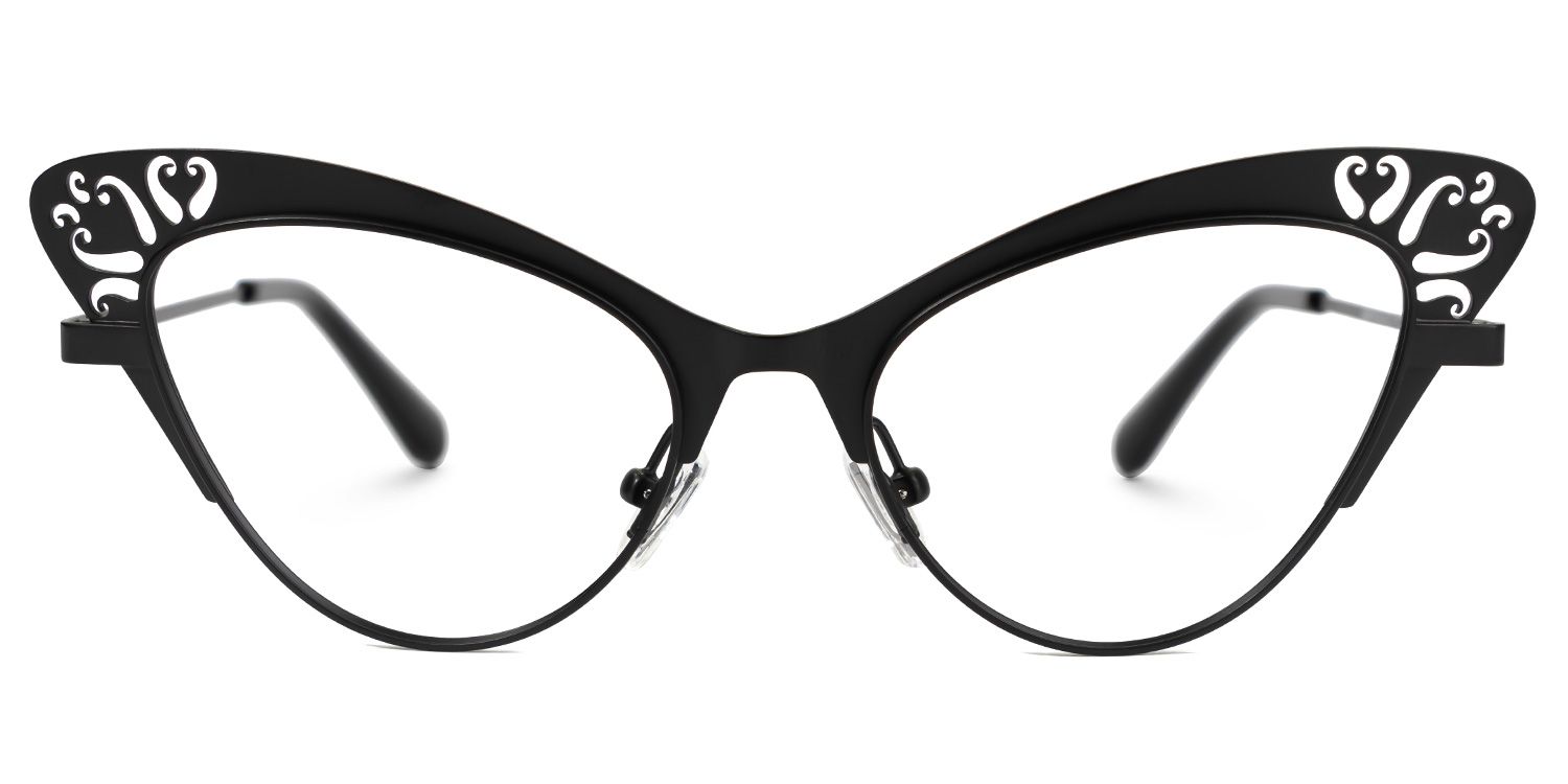 Kassandra - Cat Eye Black Eyeglasses product detail 2
