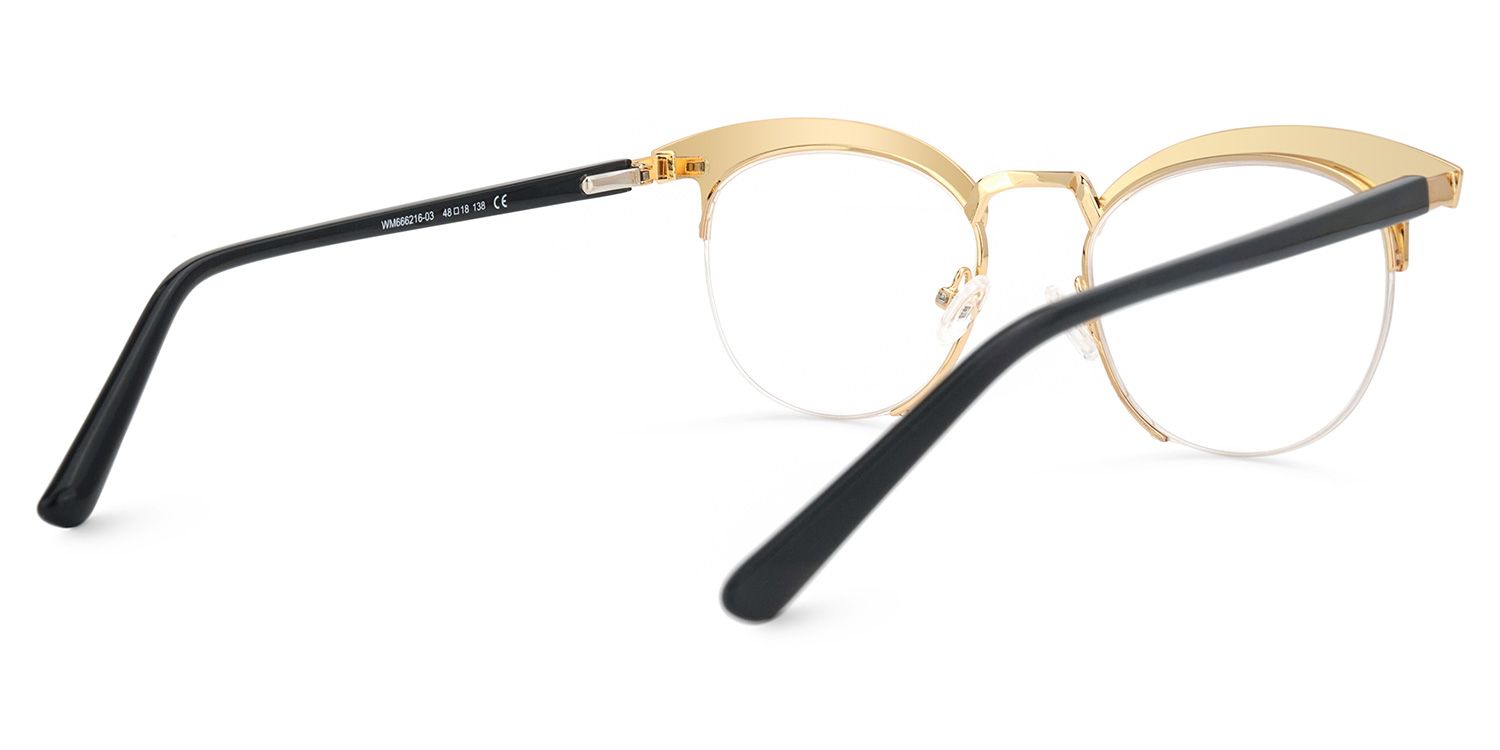 Lupita - Browline Black Eyeglasses product detail 3