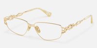 Spine - Geometric Gold Eyeglasses