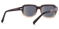 Hale - Rectangle Brown Sunglasses - 3