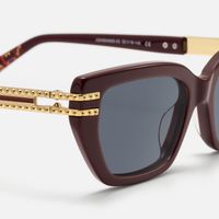 Nomad - Red Cat eye Sunglasses | Vooglam Design Details