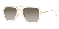 Alvira - Clear Aviator Sunglasses Gold Frame - 2