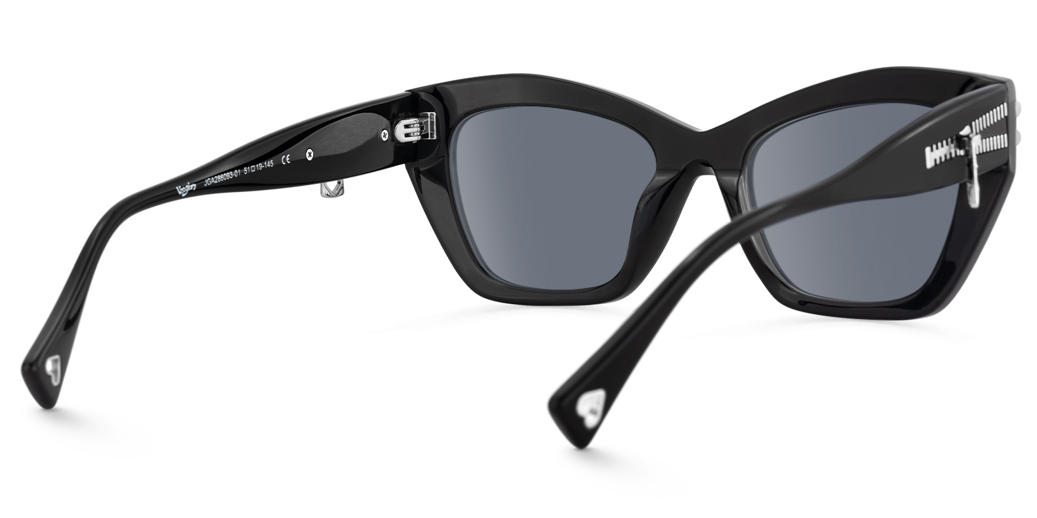 Manon - Cat Eye Black Sunglasses - 3