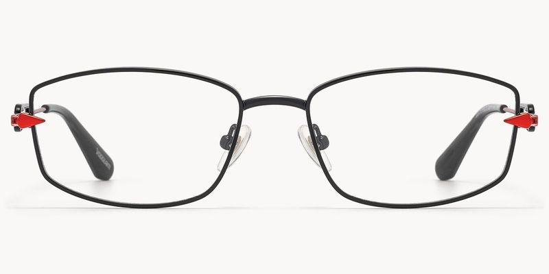 Bladework - Rectangle Black Eyeglasses